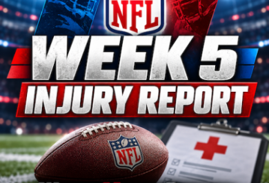 NFL Week 5 injury report