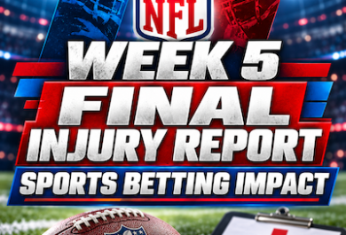 NFL Week 5 injury final report